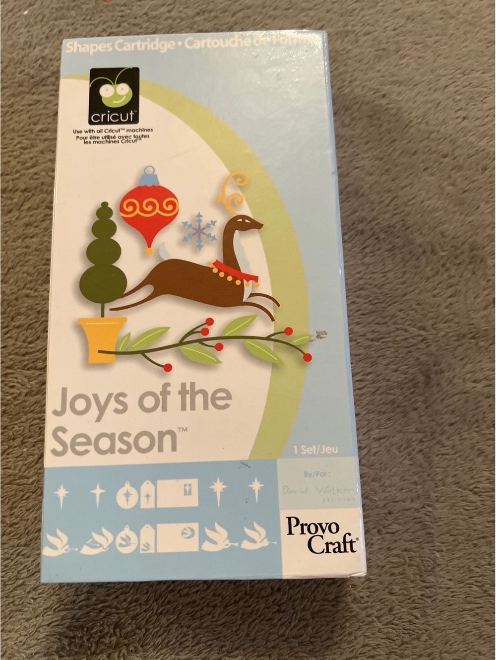 Cricut Cartridge Joys of the Season - Used Good Condition